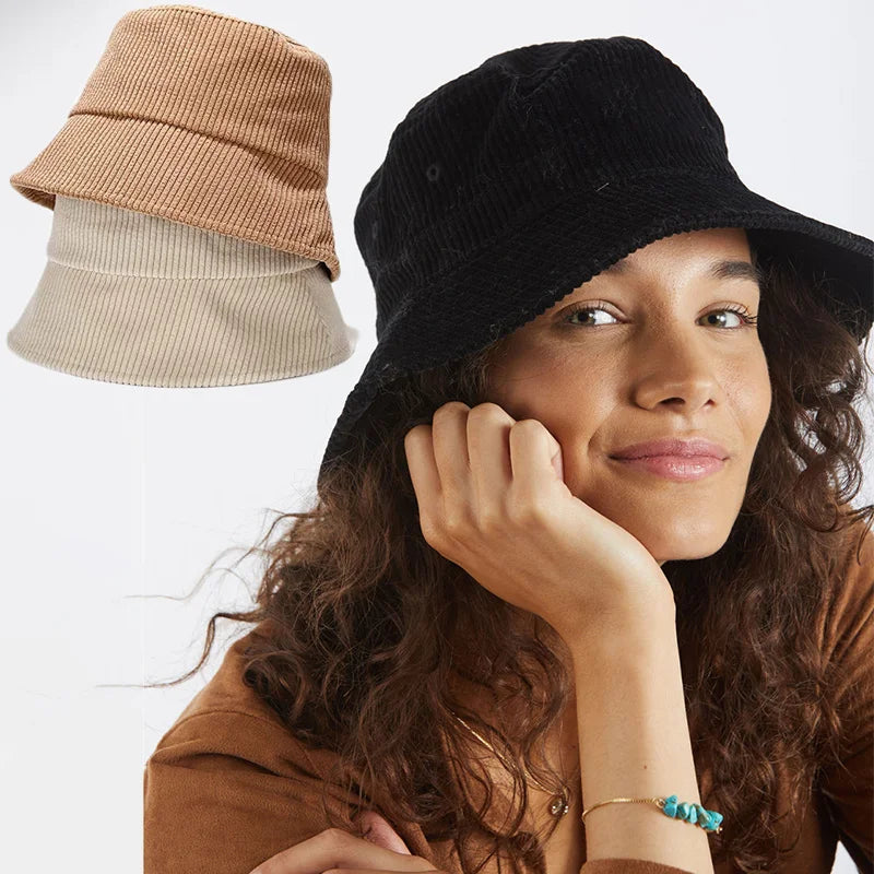 Corduroy Bucket Hat