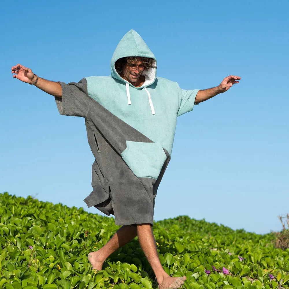 Unisex Surfing Poncho Bathrobe