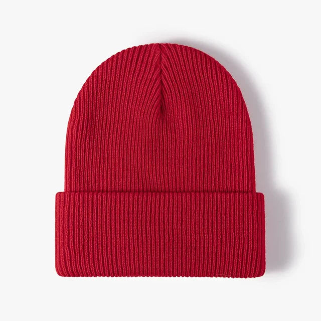 Autumn Winter Warm Stretch Knit Beanie - Unisex