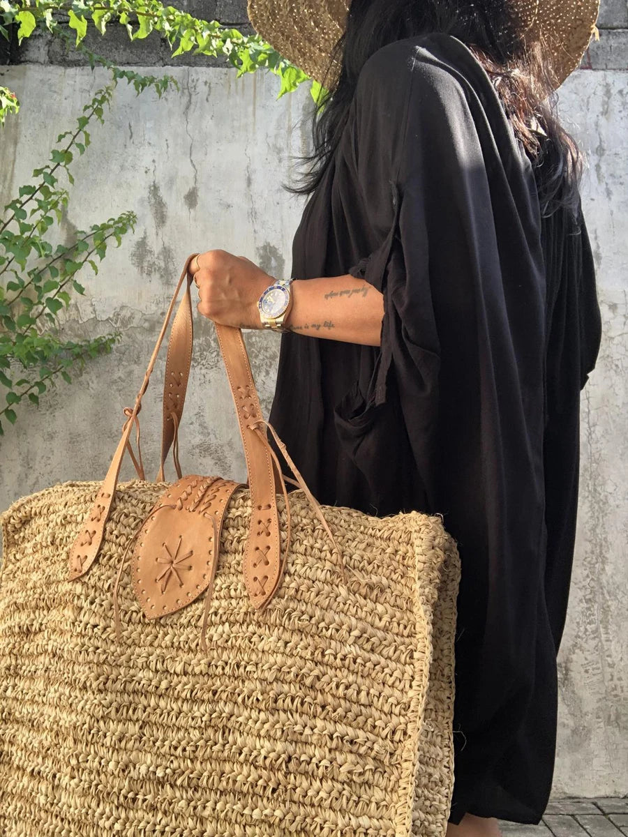 Raffia Large Straw Bag 