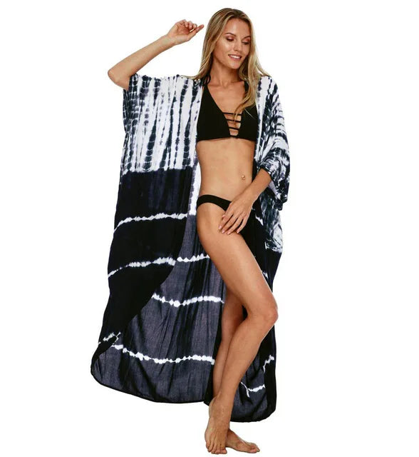 Tie Die Oversized Beach Cover Up